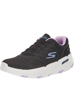 Skechers Driven, Go Run 7.0 GUIDATO Donna, Black Textile/Lavender Trim, 40 EU