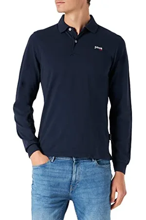 Schott NYC Psjames2ml Polo, , XL Uomo