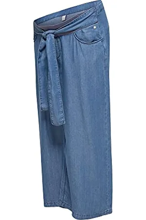 ESPRIT Pants Utb Culotte Pantaloni di maternità, (Medium Wash 960), 42 (Taglia Produttore: 36) Donna