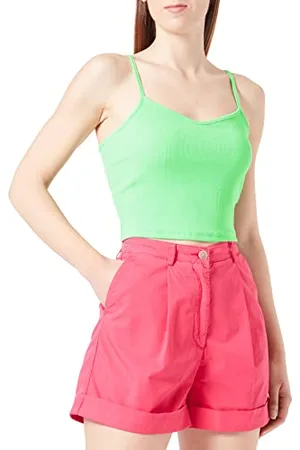 ONLY Onlsophia SL Top CS Jrs Canotta, Verde-Summer Green, L Donna