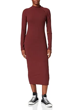 G-Star Donna Slim Rib Hidden Pocket Dress, (paccio D20741-C946-1632), XS