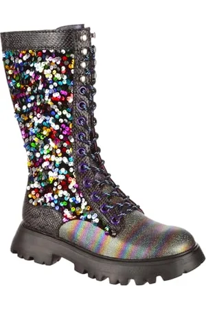 Irregular Choice Capitano Glitzy, Stivali alla Moda Donna, , 37 EU