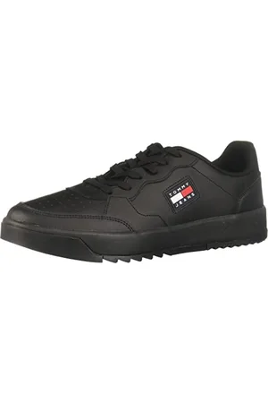 Tommy Hilfiger Sneakers con Suola Preformata Uomo Retro Scarpe, (Black), 40 EU