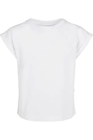 Urban classics Uck2983-girls Organic Extended Shoulder Tee T-Shirt, , 146 cm-152 cm Bambine e Ragazze
