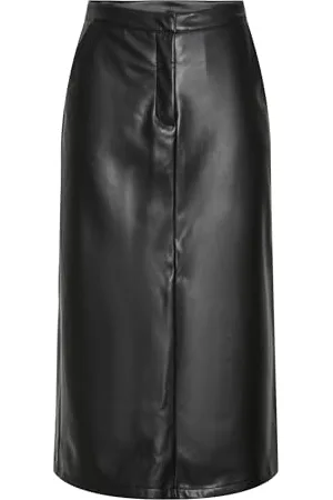 Pieces® Pcneeth HW Pu Midi-Gonna, , Large Donna