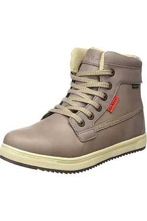 Kickers Yepo WPF, Scarpe da Ginnastica Donna, Beige Metallise, 35 EU