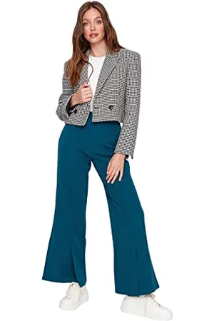 Trendyol Pantaloni Dritti a Vita Alta Donna, , 72