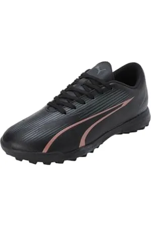 PUMA Ultra Play TT JR, Soccer Shoe, Black-Copper Rose, 31 EU