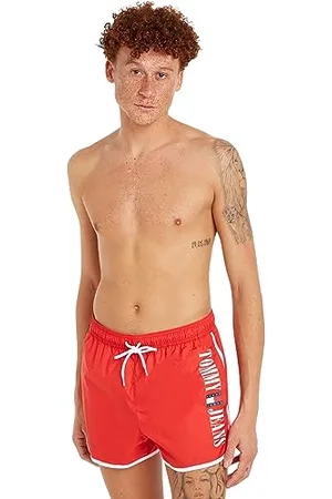 Tommy Hilfiger Sf Short Drawstring Runner, Uomo, Deep Crimson, L
