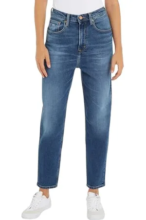Tommy Hilfiger Mom Jean UH TPR BH5152 DW0DW18318 Pantaloni di Jeans, ( Medium), 24W / 30L Donna