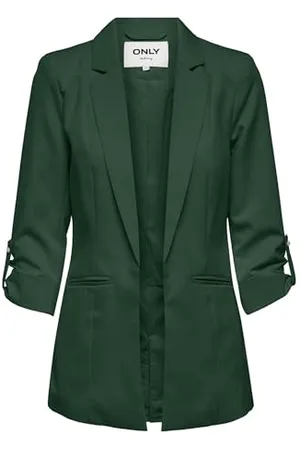 ONLY ONLKAYLE-ORLEEN 3/4 Blazer TLR, Blazer Donna, (Dark Green), 34