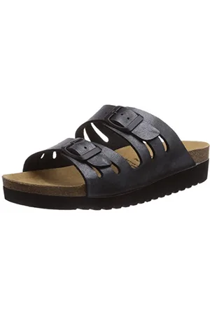 LICO Bioline Lady Pantolette, Ciabatte, Nero (Schwarz Schwarz), 42 EU