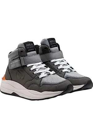 Replay GBS64 .000.C0008S, Scarpe da ginnastica Bambini e ragazzi, Grigio (Ch Grey 014), 38
