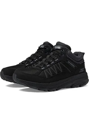 Skechers Go Run Trail Altitude 2.0, Stivali da Escursionismo Donna, Nero/Carbone, 36 EU