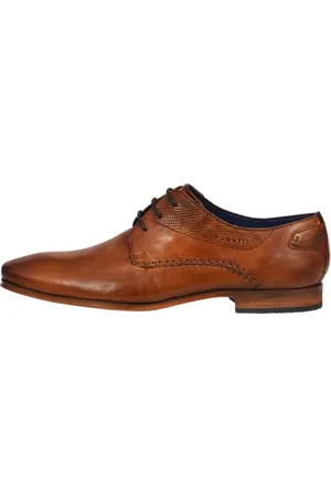 Bugatti 312420054100, Scarpe Stringate Derby Uomo, Marrone (Cognac 6300), 43 EU