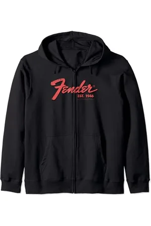 Fender Est. 1946 Classic Centered Logo Felpa con Cappuccio