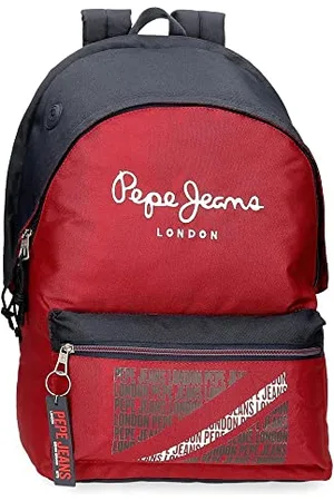 Pepe Jeans Clark Zaino Porta PC Doppio Scomparto Adattabile a Trolley 15.6" 31x44x15 cm Poliestere 23.87L