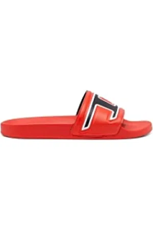 Diesel MAYEMI, Sandali Uomo, Red/Black-H8986, 41 EU