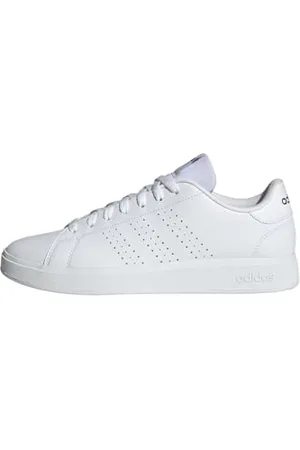 adidas Advantage Base 2.0 Shoes, Scarpe Uomo, Cloud White/Cloud White/Shadow Navy, 44 EU