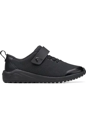 Clarks Aeon Pace K, Scarpe da Ginnastica, Black, 26 EU