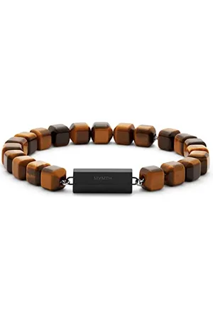MVMT Braccialetto da uomo Collezione GEO BEAD BRACELET Con Pietre di occhio di tigre - 28200239