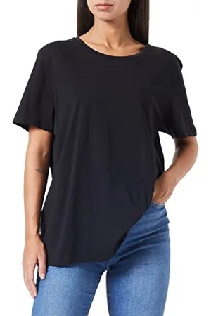 Marc O’ Polo Marc OߴPolo Donna T-Shirt in Cotone bio Regular Fit, (Black), XXS