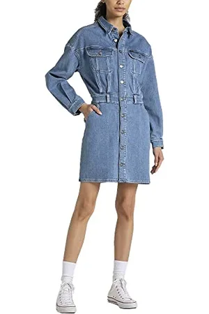 Lee Button Down Dress Vestire, , X-Large Donne