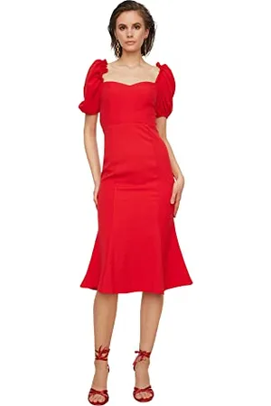 Trendyol Vestito Aderente in Tessuto da Donna, , 72