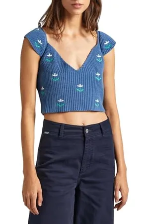 Pepe Jeans Greer, Maglione Donna, (Blue),XS