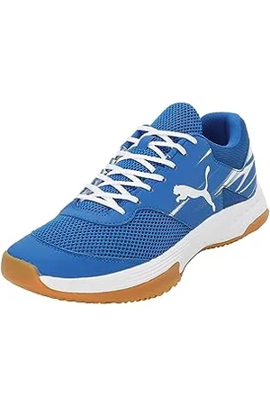 PUMA Varion II, Indoor Court Shoe Unisex-Adulto, Team Royal White Gum, 42.5 EU