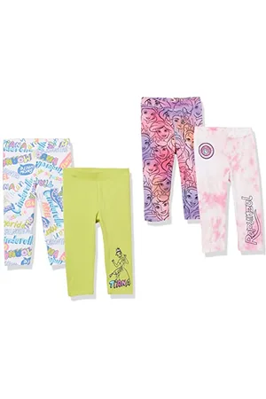 Amazon Disney | Marvel | Star Wars | Frozen | Princess Leggings Bambine e Ragazze, Pacco da 4, , 11-12 Anni