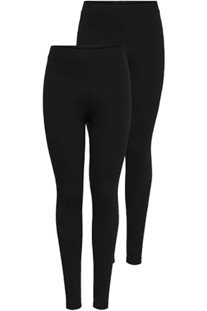 ONLY Onllive Love New Leggings 2-Pk Noos, (Black), XS (Pacco da 2) Donna