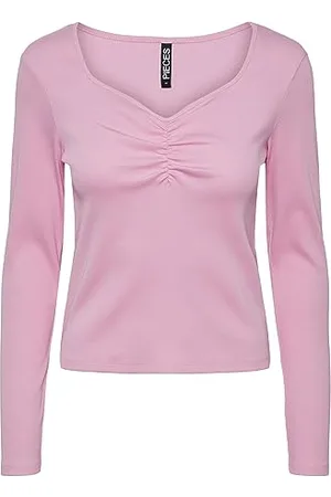 Pieces® Pctania LS Top Noos BC Maglia Manica Lunga, , L Donna