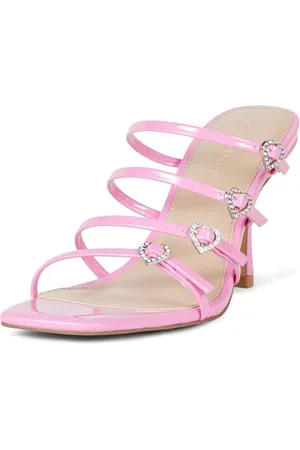 THE DROP Da Donna Sandali con Tacco Naomi, con Cinturini e Fibbie, Cuore Vernice, 38 EU