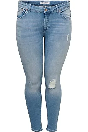 ONLY Carwilly Reg Skinny Ank Jeans Rea4347, , 42 Donna