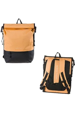 Karen Walker 42139-244 - Zaino roll-up Mika Peach con scomparto principale, scomparto per computer portatile, imbottitura ergonomica per lo schienale, fibbie push-fit, idrorepellente, ca. 21 l di volume