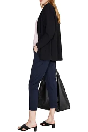 Sisley Pantaloni 4ed4lf00r, Blu Scuro 06U, 44 Donna