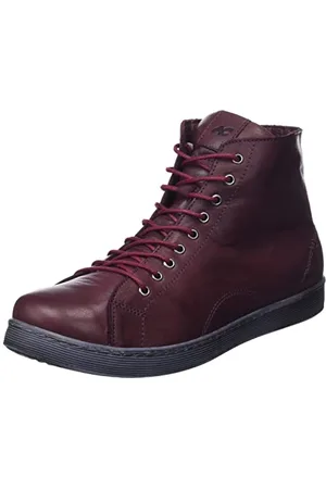Andrea Conti Sneaker da Donna, Scarpe da Ginnastica, Borgogna, 35 EU
