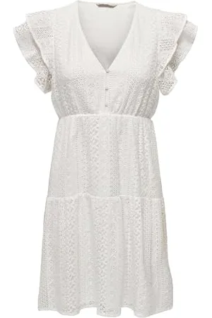 ONLY Onlhelena Lace Capsl Dress Wvn Noos Abito Estivo, , S Donna