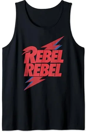 David Bowie Music Rock Distressed Rebel rebel Canotta