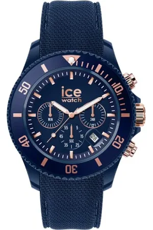 Ice-Watch ICE chrono Blue rose-gold - Orologio da Uomocon Cinturino in silicone - Chrono - 020621 (Large)