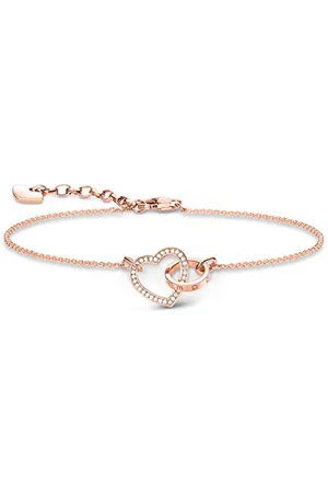 Thomas Sabo Braccialetto Link ad Anello Donna Vermeil A1730-416-14-L19v
