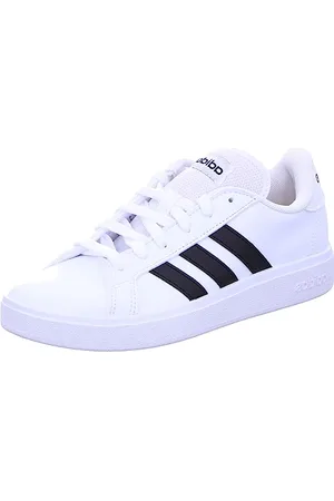 adidas Grand TD Lifestyle Court Casual Shoes, Sneakers, Cloud White/Core Black/Cloud White, 36 2/3 EU