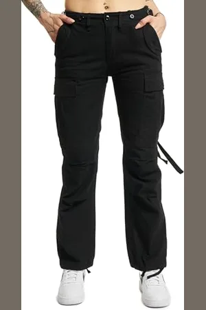Brandit Women M65 Pants, Donna, Black, 36