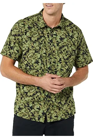 Amazon Camicia Multiuso con Due Tasche a Maniche Corte vestibilità Standard (in precedenza Goodthreads) Uomo, , XXL Tall