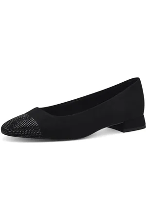 Marco Tozzi Ballerine Donna Glitterate Vegane, (Schwarz), 40 EU