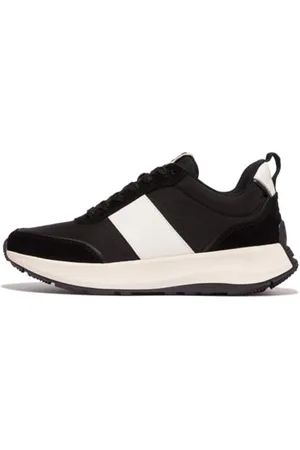 FitFlop F-Mode Flow Tessuto/Camoscio/Pelle Sneakers Flatform, Scarpa Donna, , 41 EU