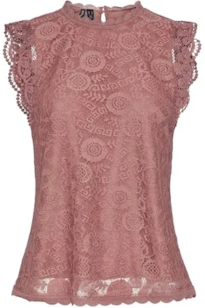 Pieces® Pcolline SL Lace Top Noos BC Pizzo, , M Donna