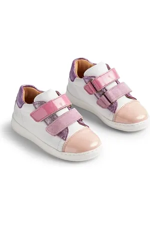 WHEAT Sneaker mit Zweifachem Klett Velo-Unisex-Echtes Leder, Scarpe da Ginnastica Bambini, , 33 EU
