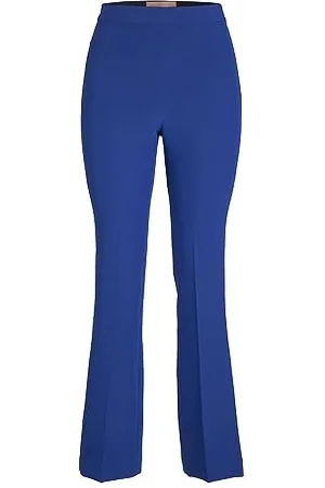 JJXX Jxmynte Slim Flared HW Pant Noos Pantaloni Chino, Blu-Sodalite Blue, XL Donna